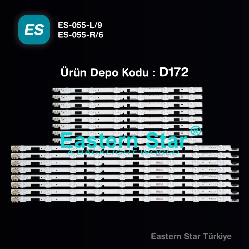 ES-055, SAMSUNG, UE46F5070, UE46F5570, UE46F6100, UE46F6170, UE46F6270, UE46F6340, UE46F6470, UE46F6510, UE46F6800, TV LED BAR