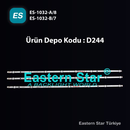 ES-1032, 17DLB40NER2-A, 17DLB40NER2-B, VESTEL 395DRT VNB A-TYPE REV04, 30091424, VESTEL 395DRT VNB B-TYPE REV04, 30091425, TV LED BAR