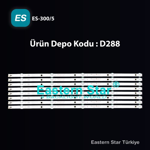 ES-300, K550WDC1 A2, 4708-K55WDC-A2113N01 , 4708-K55WDC-A3117N01 ,  5 LEDLİ, K550WDC1 A2, K550WDC1 A1, AWOX U5600STR TV LED BAR, PHILIPS 55PUF6022/T3 TV LED BAR, BOTECH BSC2-U55/MTR, TELEFOX 55TFH5510/4K/S TV LED BAR