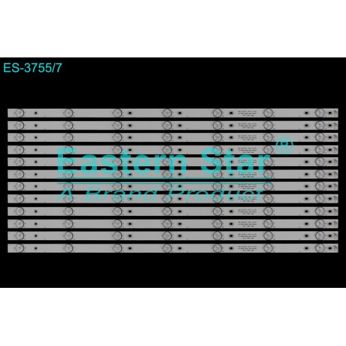 ES-3755, MS-L2143 V3, CY-65DN-3030-25V-600mA, SUNNY, SN65LEDA88-G/0227,  AXEN AX65LEDA71/0216, SN65LEDA51/0216, TV LED BAR