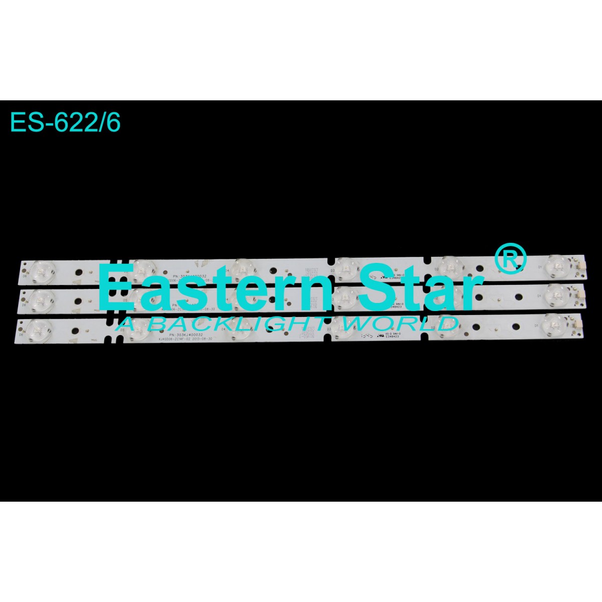 ES-622, KJ40D06-ZC14F-02, 303KJ400032, PHILIPS 40PFL8505,  AWOX AWX40102, 40102, KJ40D06-ZC21F-01, TV LED BAR