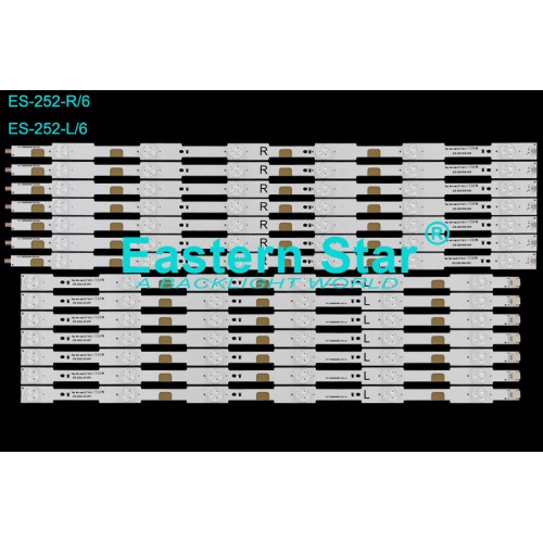 ES-252, PHILIPS 55PUK4900, 55PUK6400 TV LED BAR, LB55043, LB55052, LB55037, EVTLBM550E0601 TV LED BAR